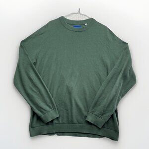 Jack & Jones Sweater Men's XXL Pullover Crew Neck Sage green Knit Lightweight